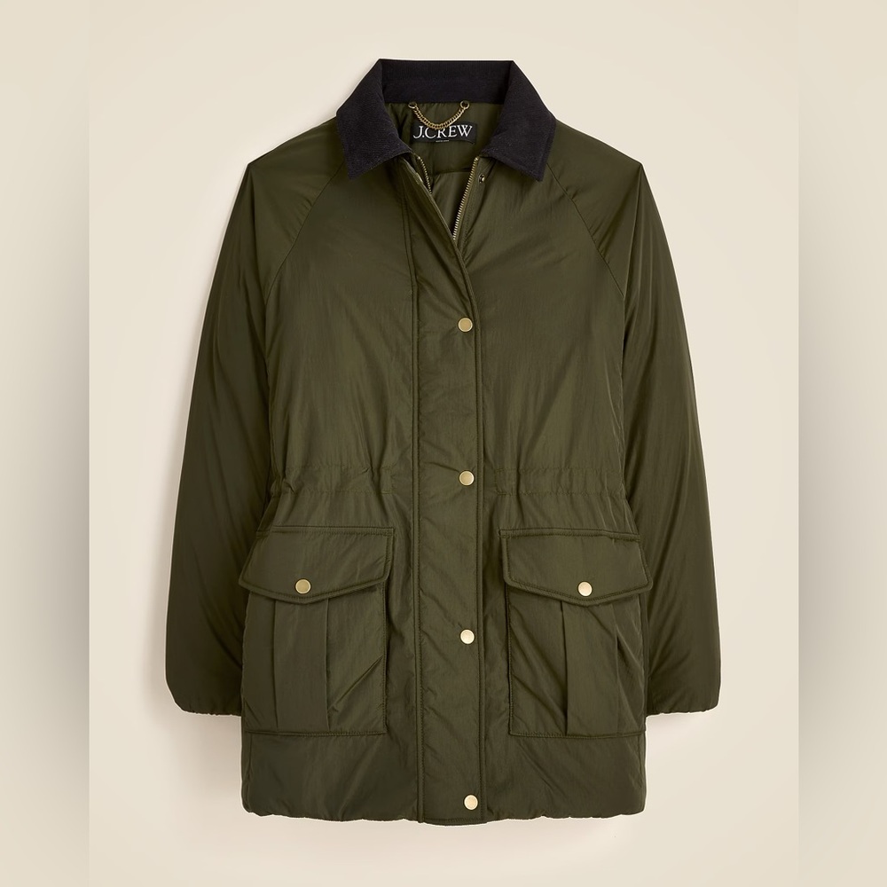 BNWT J. Crew Puffer Barn Jacket™ with PrimaLoft® XS